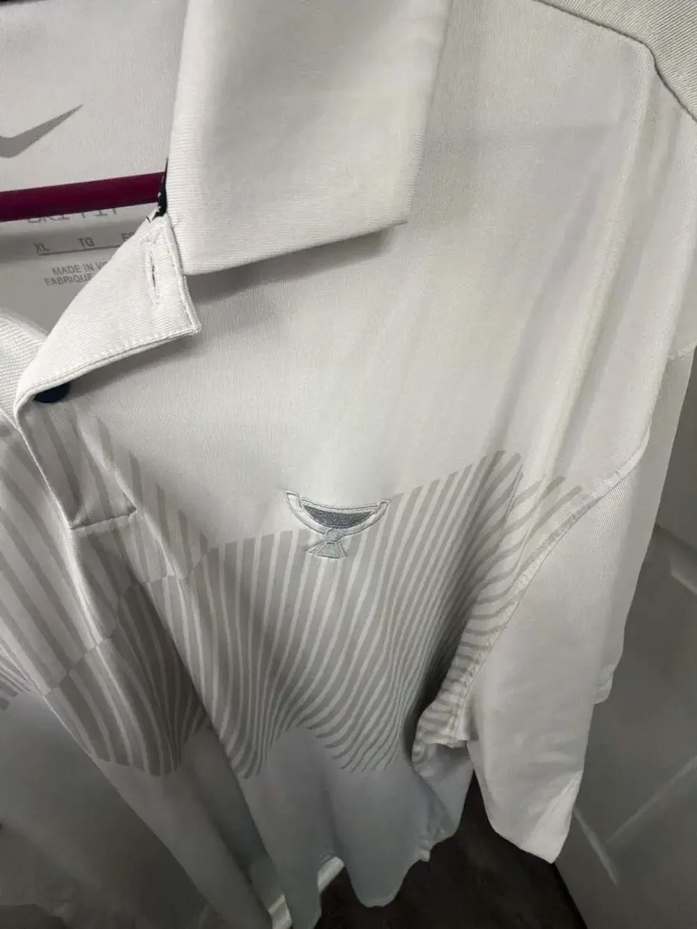 Nike Golf Vapor Dri-FIT Polo Size XL White East Lake GC Golf Shirt